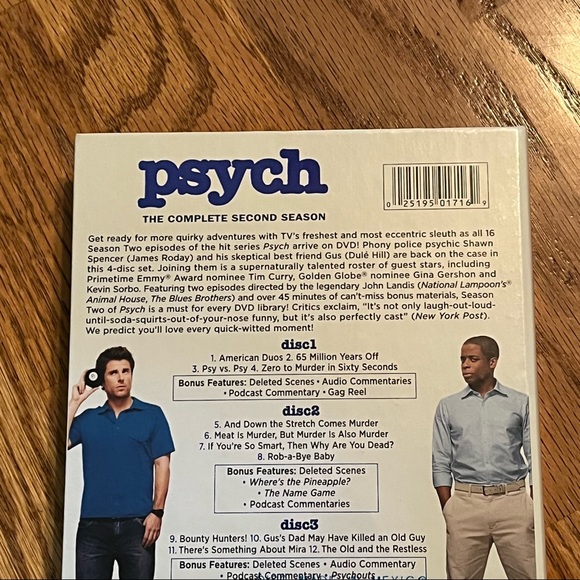 NWT Psych DVD TV Series Season 2 - Picture 6 of 10